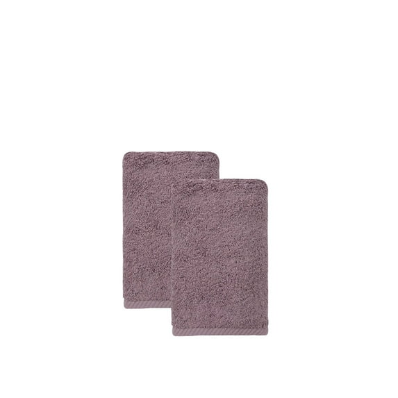 Ozan Premium Home 100% Turkish Cotton Opulence Luxury Hand Towels (Set of 2) Sugar Plum