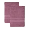 thumbnail image 1 of Ozan Premium Home  100% Turkish Cotton Sienna Luxury Collection Bath Towels (Set of 2) Dusty Rose, 1 of 5