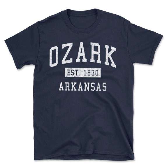 Ozark Arkansas Classic Established Men's Cotton T-Shirt