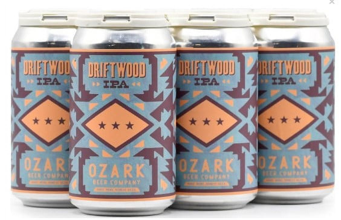 Ozark Beer Company Seasonal IPA, 6 Pack Craft Beer, 12 fl oz Aluminum Cans, 6-6.3% ABV