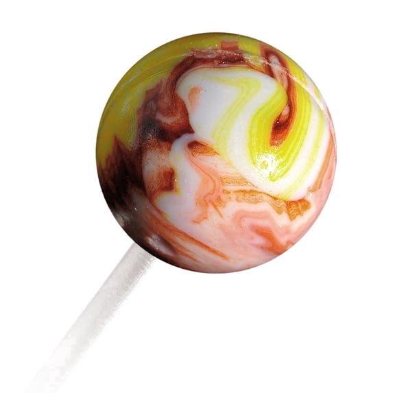 Ozark Delight Caramel Popcorn Flavored Lollipop Candy Hard 12 Count
