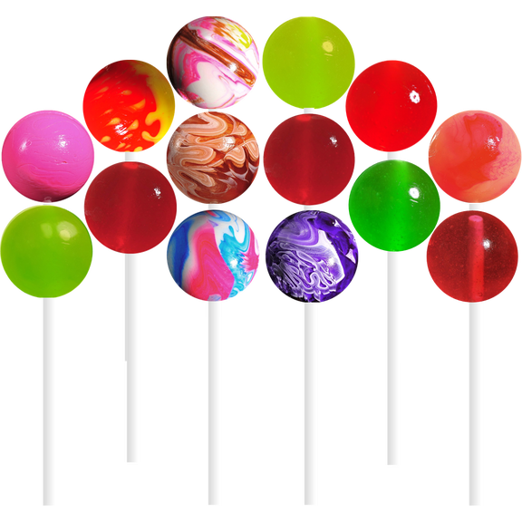 Ozark Delight Movie Night 14-Flavor Variety Lollipops, 14 Count