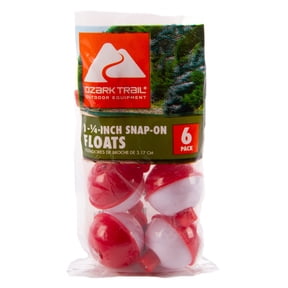Ozark Trail 1.25-inch Round Fishing Bobbers, 6-Pack