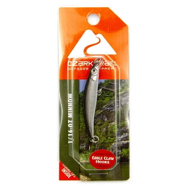 Ozark Trail 1/16 Ounce Black/Silver Minnow Fishing Lure
