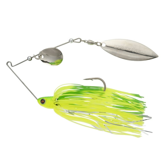 Molix Fs Spinner Dw 1/2 Oz. With The. White Chartreuse Heritage - Foto 4