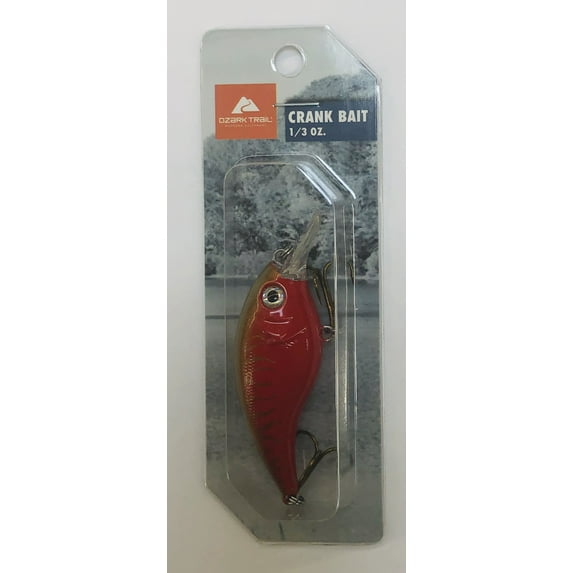 Ozark Trail 1/3 Ounce Crank Bait Lure - Red