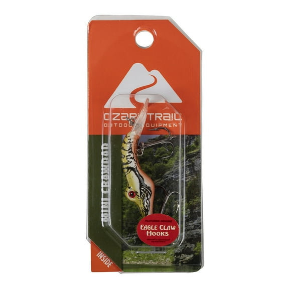 Ozark Trail Mini Crawdad Green Fishing Lure - 1/9 Ounce