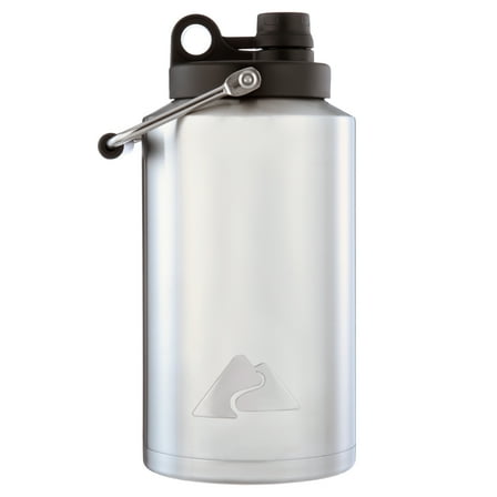 Ozark Trail 1 Gallon Insulated Stainless-Steel Water Jug, Silver