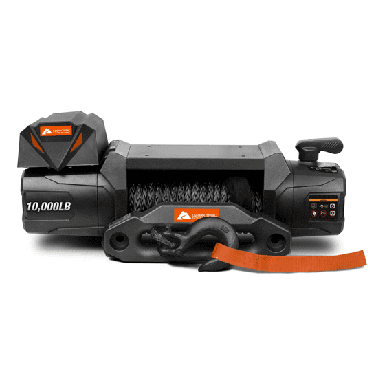 Ozark Trail 10,000 lb. Electric Truck/SUV Winch with 82 ft Synthetic Rope with Wired Remote