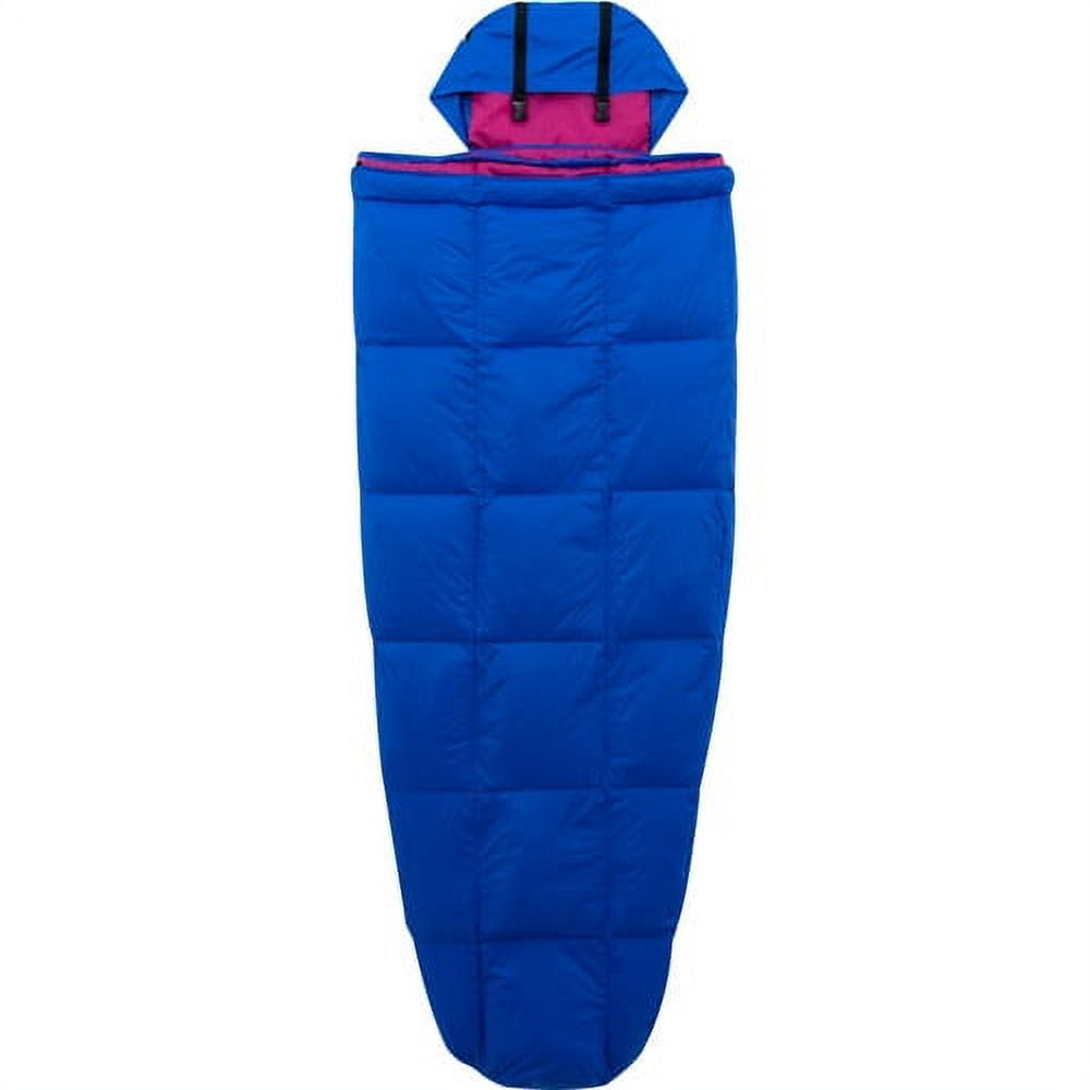 Ozark Trail 10Degree Adult Down Packable Sleeping Bag, Blue/Purple