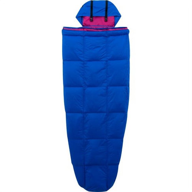Ozark Trail 10Degree Adult Down Packable Sleeping Bag, Blue/Purple