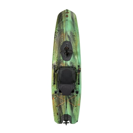 Ozark Trail - 10 Foot Sit on Top Pedal Drive Angler Kayak - Amazonia/Light Khaki