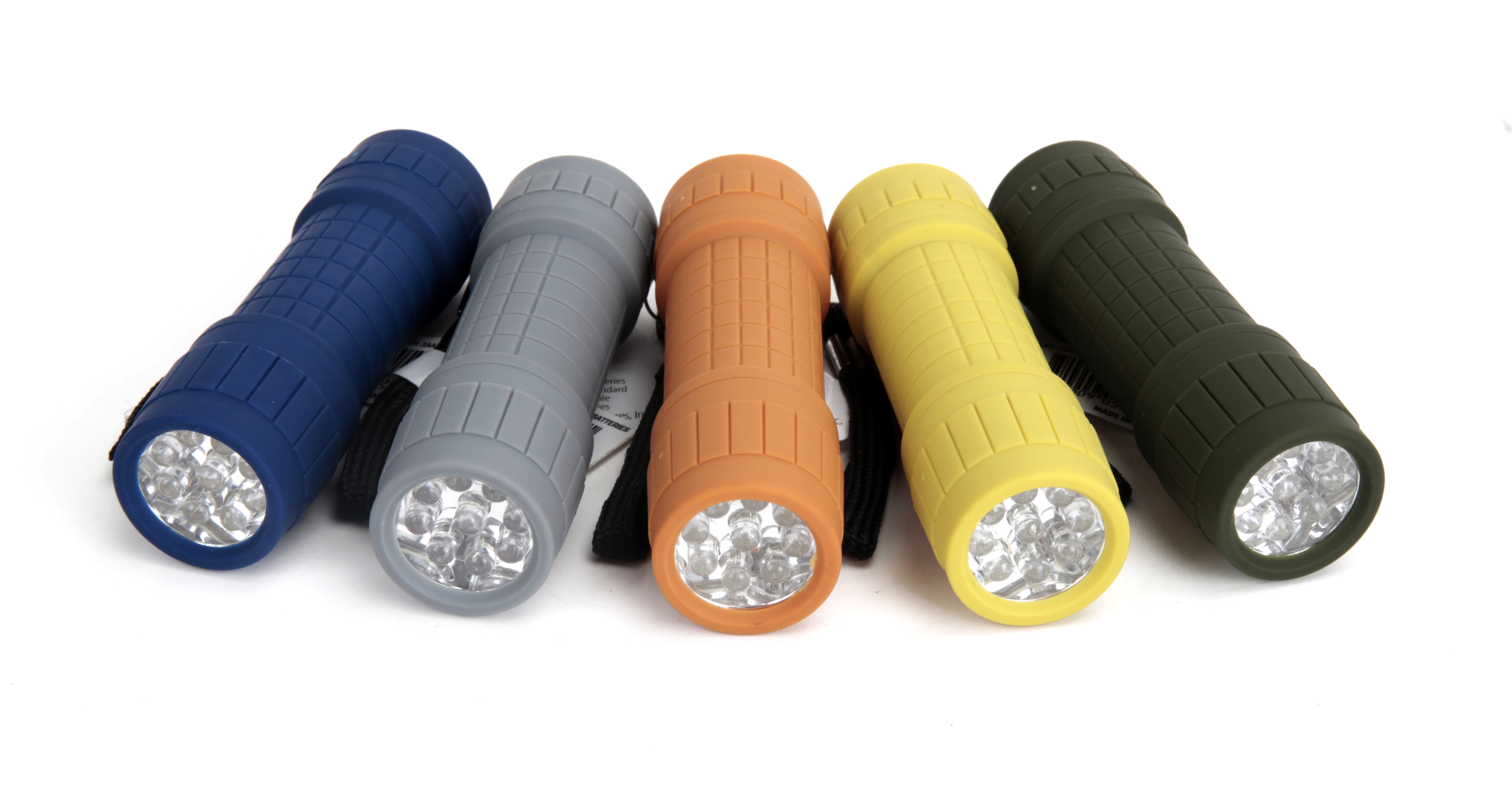 Ozark Trail 10-Pack, 9-LED Mini Flashlight for Camping