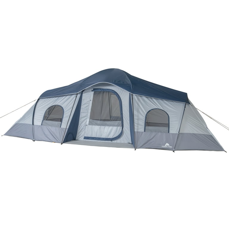 Zwakheid Afdaling sympathie Ozark Trail 10-Person Cabin Tent, with 3 Entrances - Walmart.com