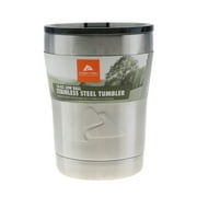 Ozark Trail 10 oz Tumbler Vacuum Insulated Stainless Steel Lowball, Silver