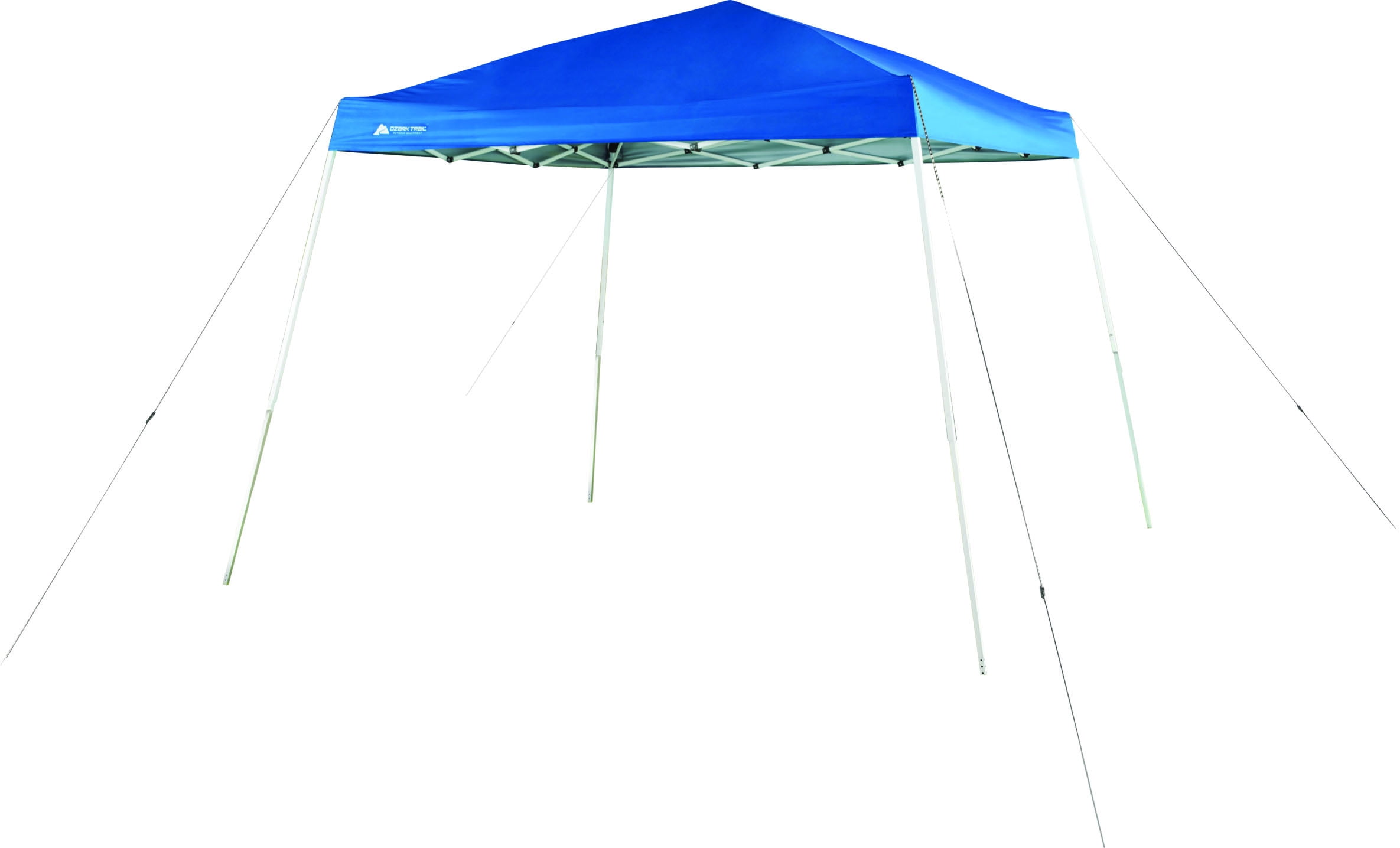 Ozark Trail 10' x 10' Instant Slant Leg  Canopy Outdoor Shading Shelter, Blue