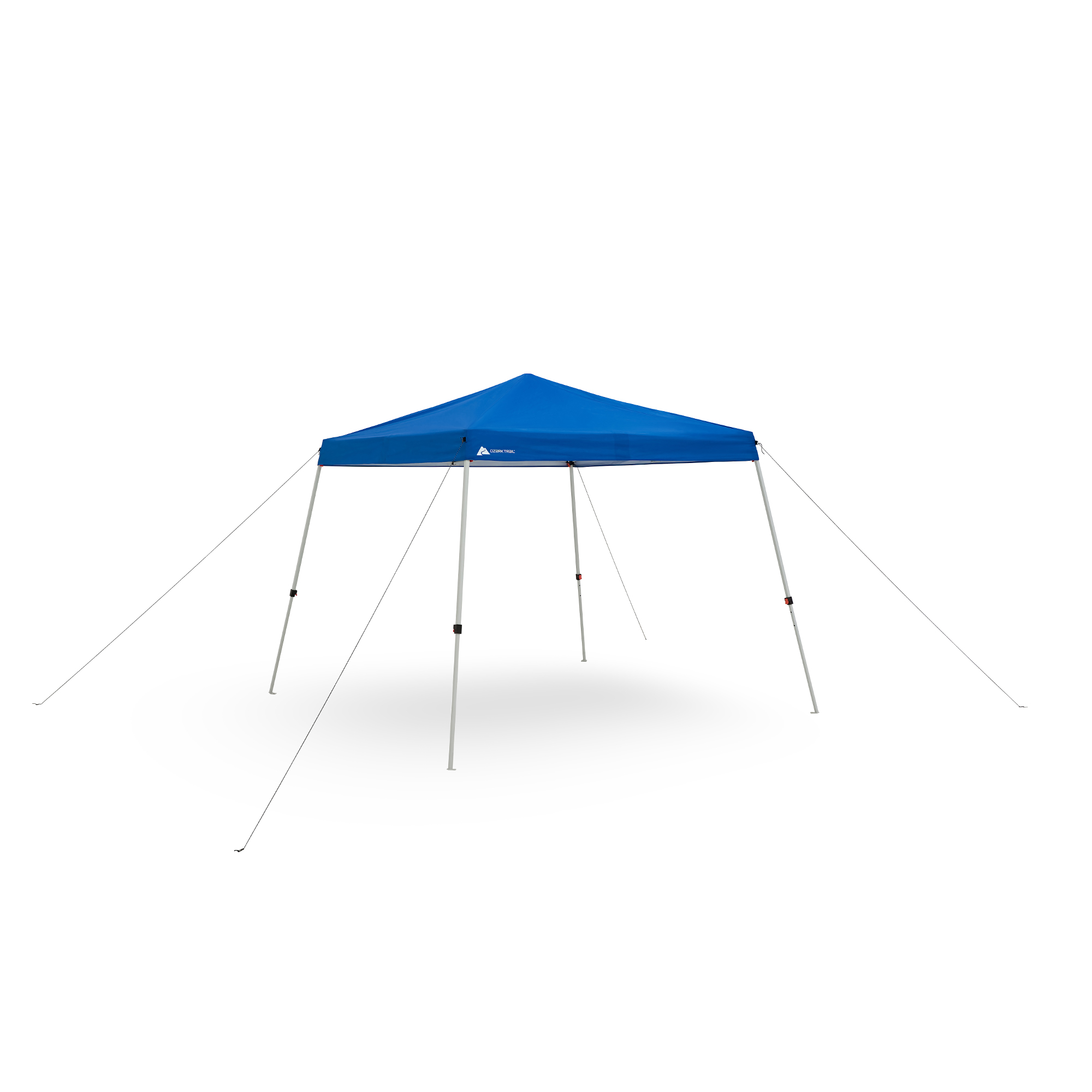 Ozark Trail 10' x 10' Instant Slant Leg Pop-up Canopy Outdoor Shading Shelter, Blue - image 1 of 8