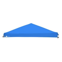 Ozark Trail 10' x 10' Instant Slant Leg Pop up Canopy Replacement Top Shading Cover, Blue