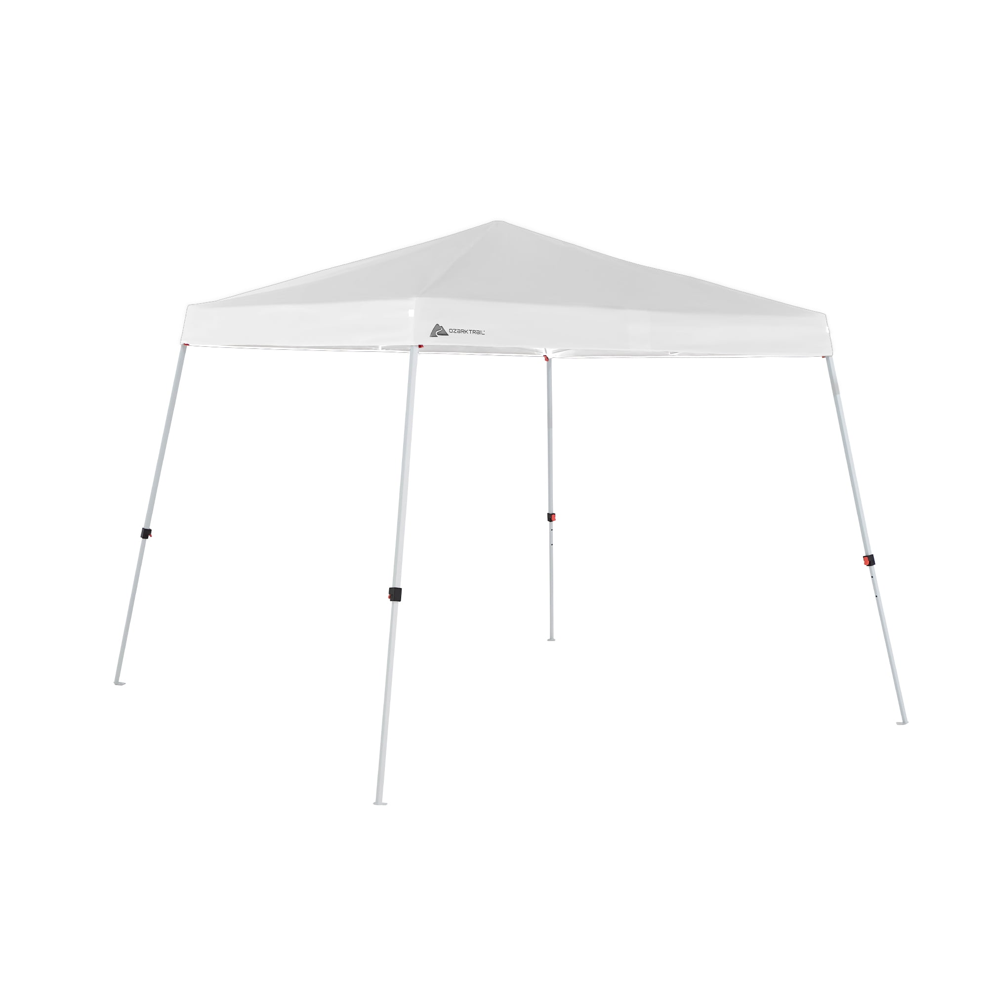 Ozark Trail 10' x 10' Instant Slant Leg Pop-up Canopy, Arctic White