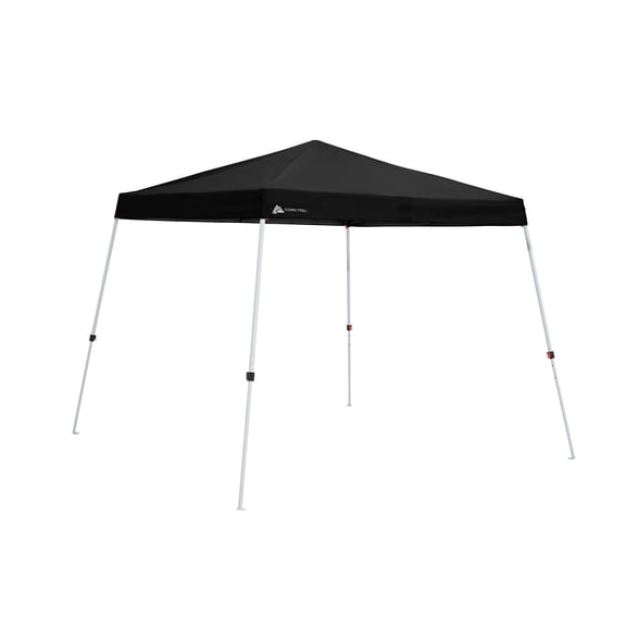 Ozark Trail 10' x 10' Instant Slant Leg Pop-up Canopy, Rich Black