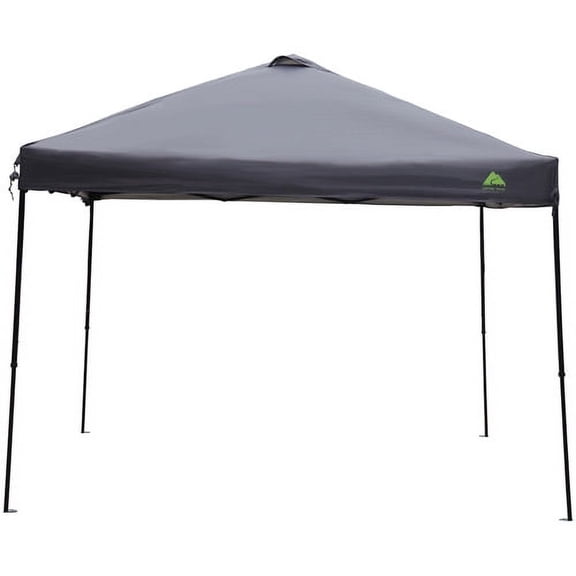 Ozark Trail 10' x 10' Dark Gray Instant Straight Leg Pop-up Outdoor Canopy