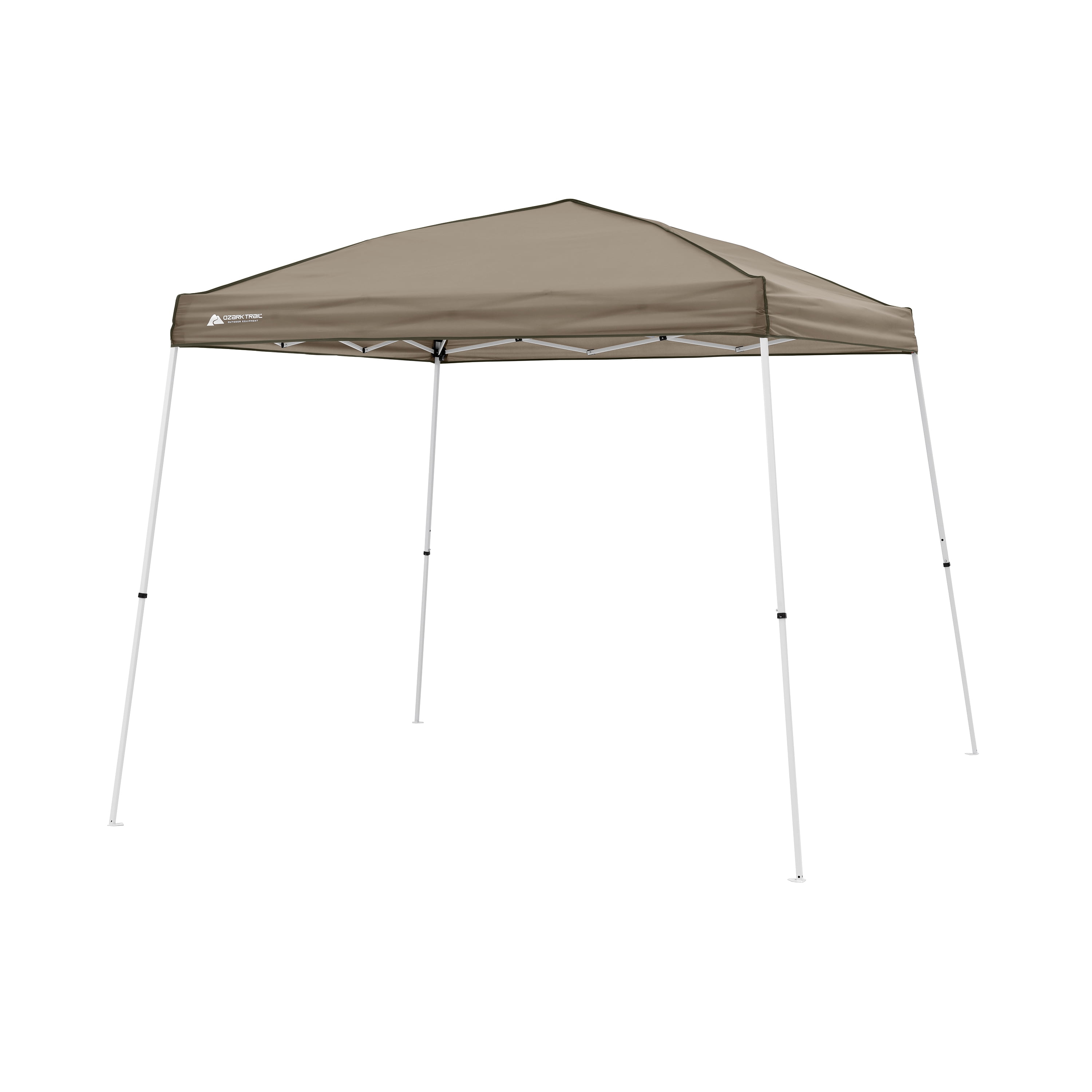 Ozark Trail 10' x 10' Slant Leg Canopy, Khaki Green