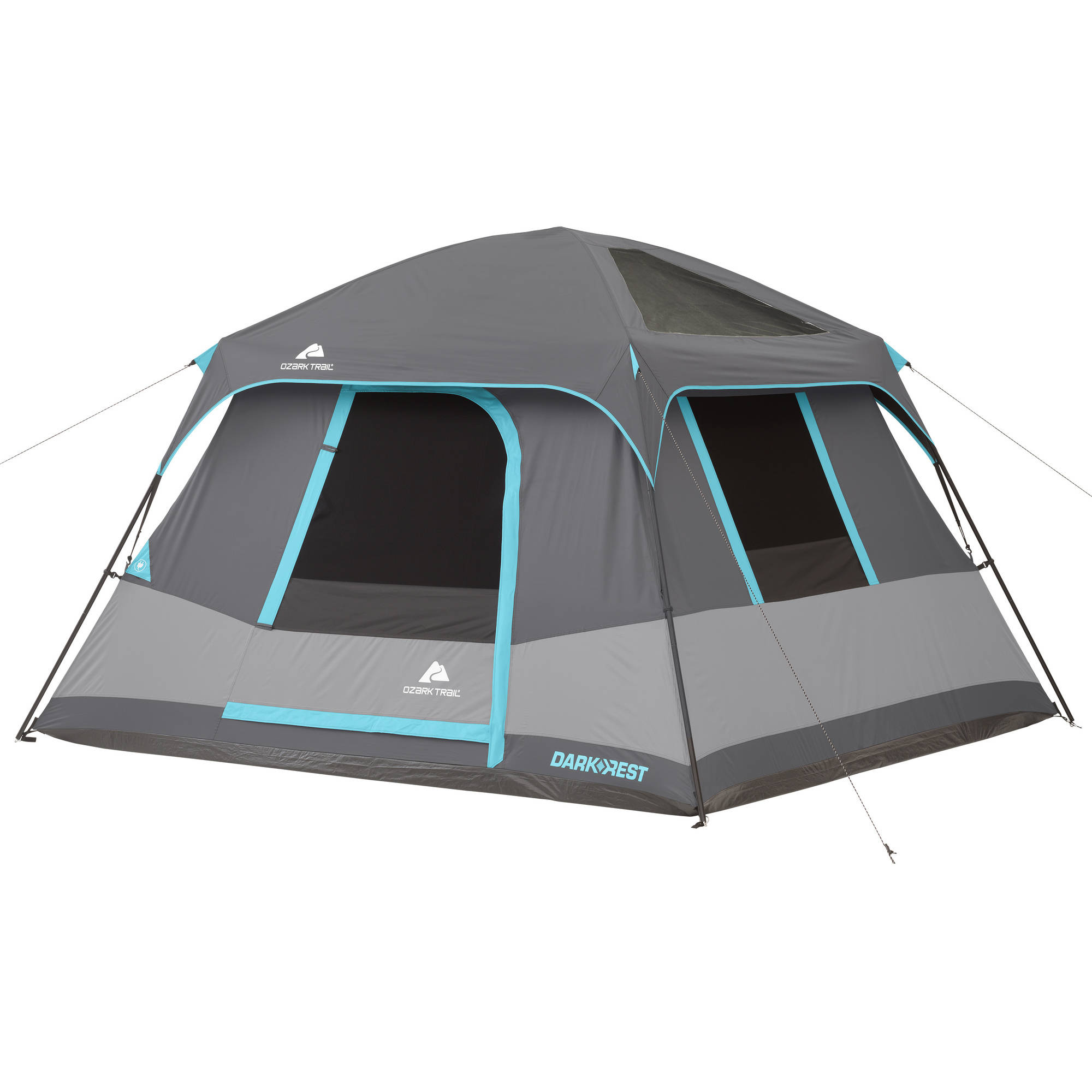 Ozark Trail 10' x 9' 6-Person Dark Rest Cabin Tent w/Skylight Ceiling Panels, 15.4 lbs - image 1 of 7