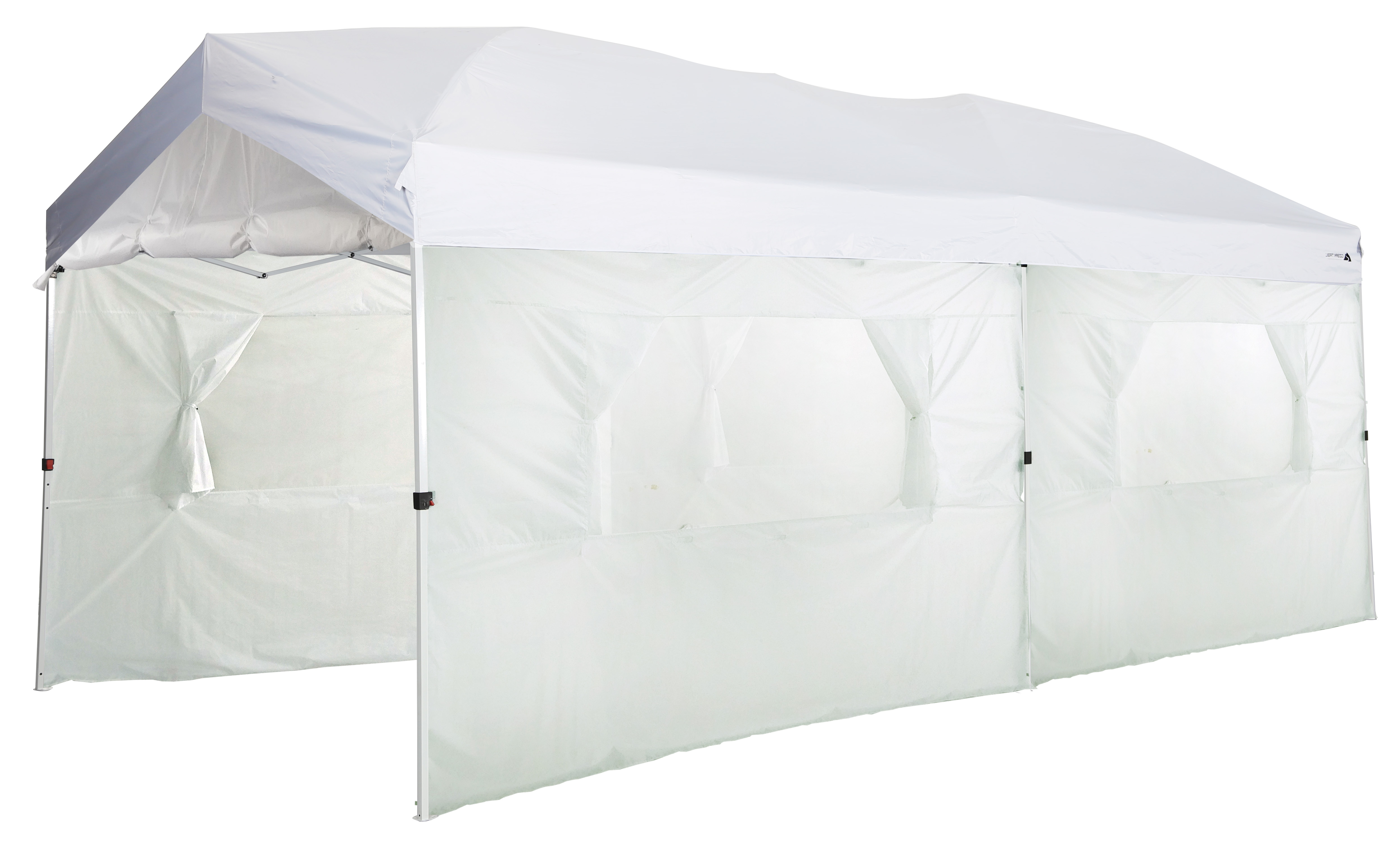 Ozark Trail 10x20 Straight Leg Instant Canopy - Includes Carry Bag, 6 Sidewalls, Stakes, and Tie Out Lines - image 1 of 13