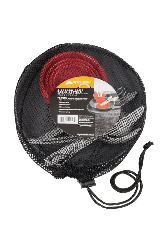11-Piece Silicone Camping Mess Kit