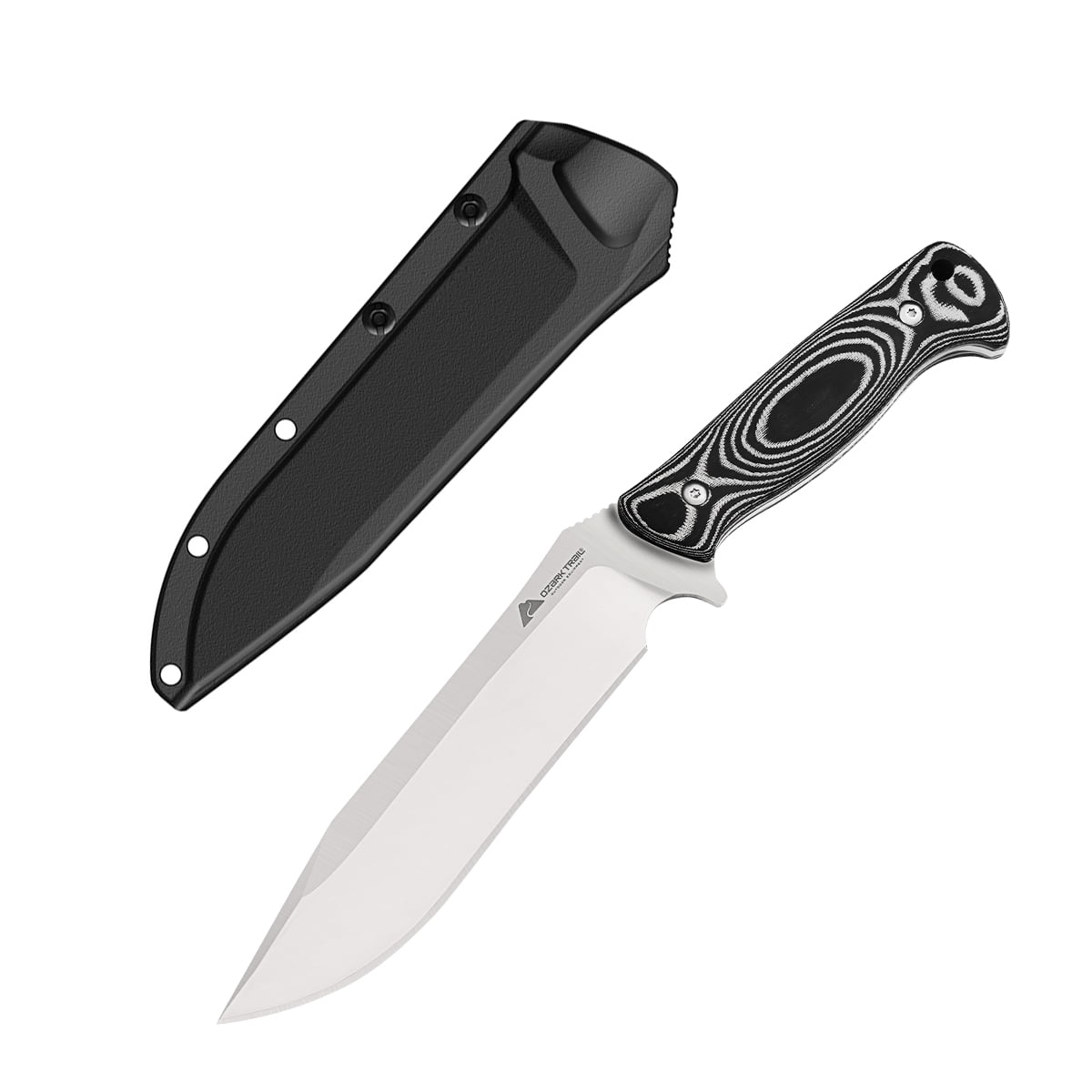 Ozark Trail 11 inch 7Cr17MoV Fixed Blade Knife Full Tang G10 and ...