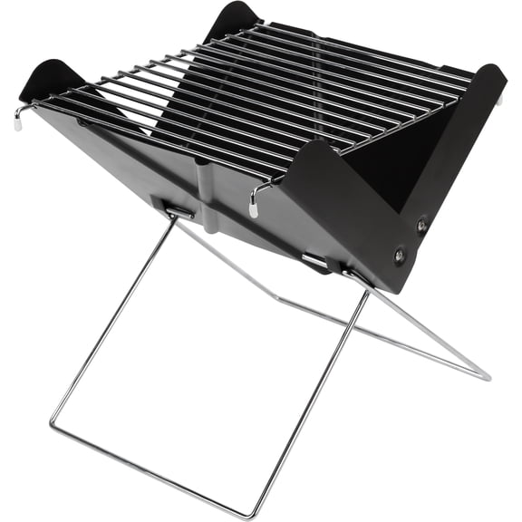 Ozark Trail 11" x 11" Steel Portable Folding Stove, Model 31313, Black