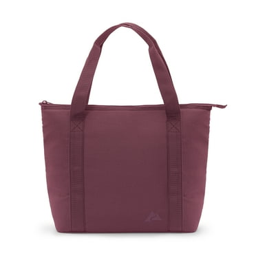 Ozark Trail 12 Can Soft Cooler Tote, Plum, 10.5 Quart Volume Capacity