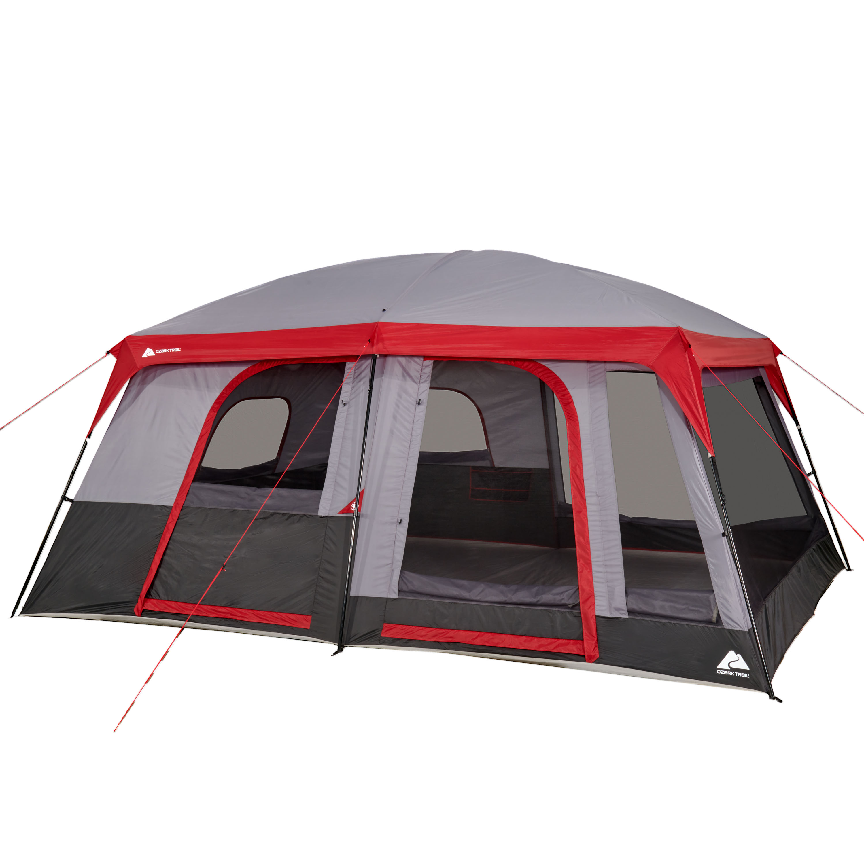 Ozark Trail 12-Person Cabin Tent, with Convertible Screen Room - image 1 of 20