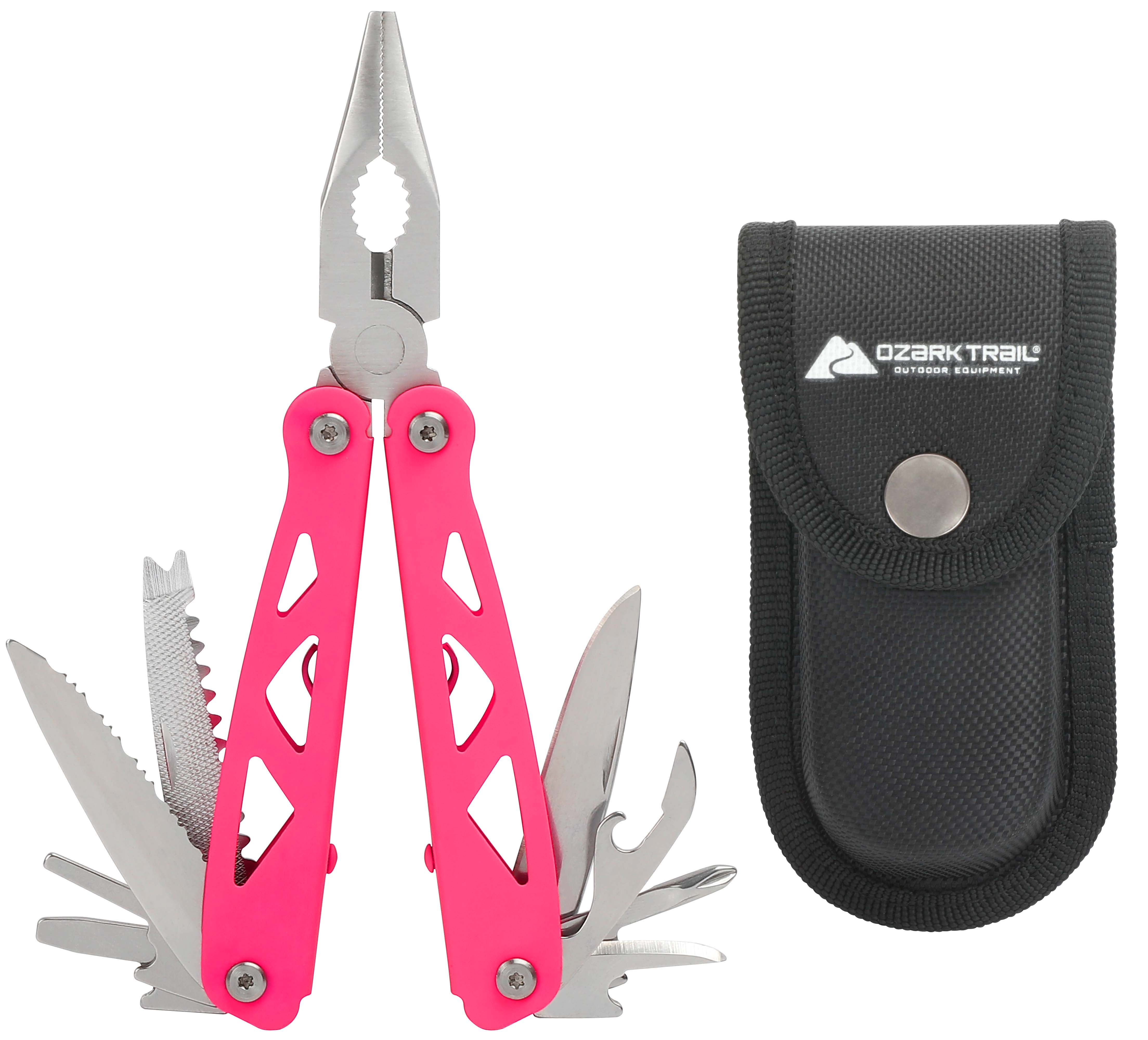 Ozark Trail 12-in-1 Multi-Tool, Pink