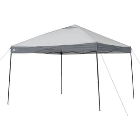 Ozark Trail 12 ft x 12 ft Instant Straight Leg Camping Canopy, Gray
