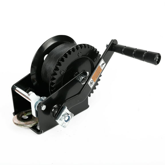 Ozark Trail 1200 lb Trailer Winch with 20-Foot Strap, Boat Trailering, Model BT6176