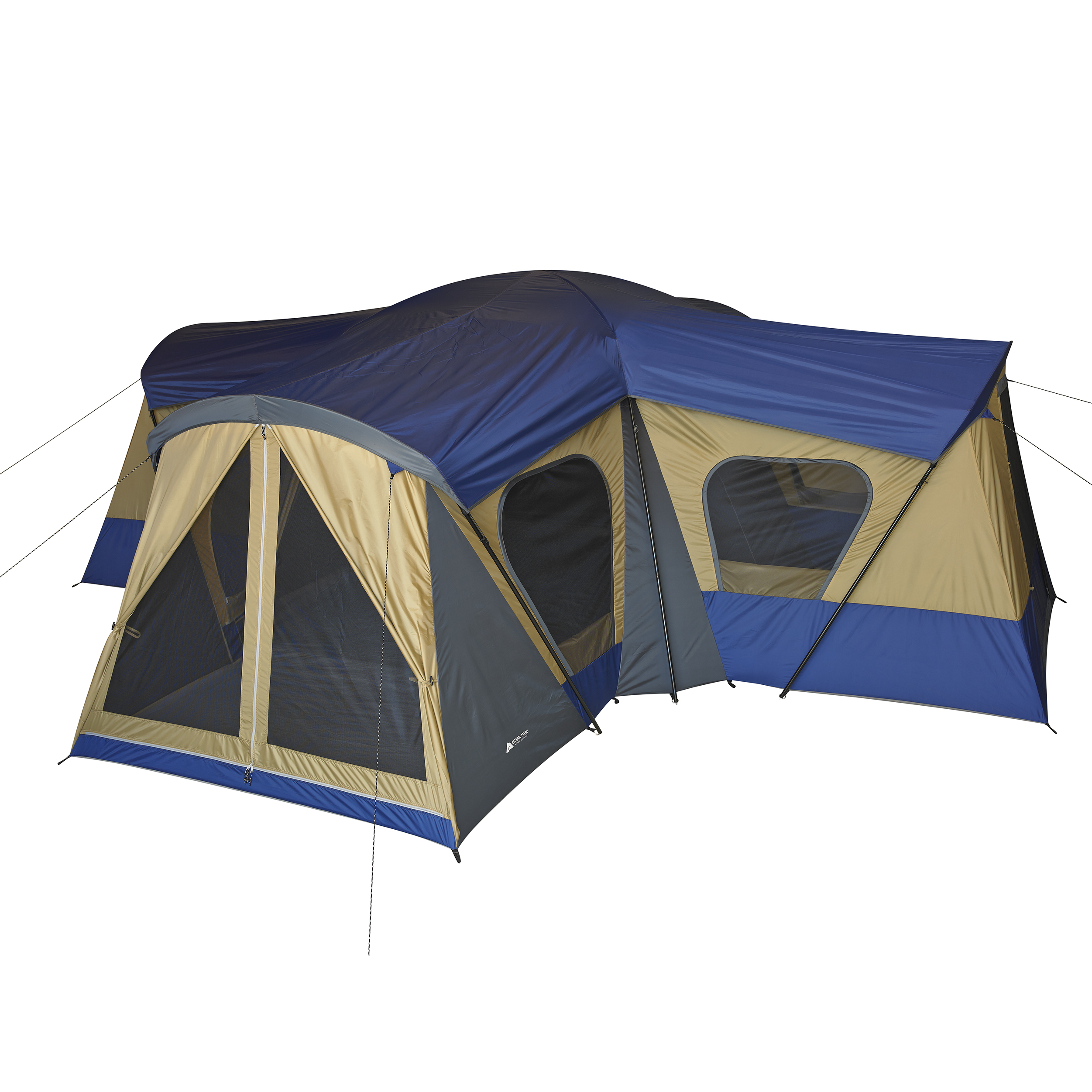 Ozark Trail 14-Person 4-Room Base Camp Tent, with 4 Separate Entrances - image 1 of 12
