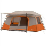 Ozark Trail 11-Person Instant Cabin Tent with Private Room   3-Room Family Camping Tent with Awning