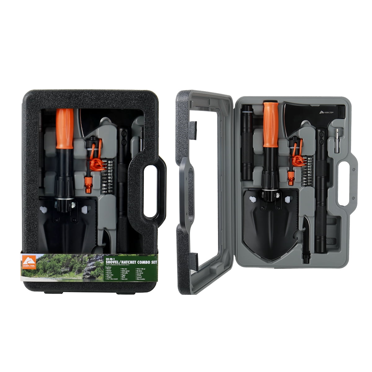 Ozark Trail 15.35 inch 30-in-1 Survival Kit, Aluminum Handle Ozark Trail 15.35 inch 30-in-1 Survival Kit, Aluminum Handle