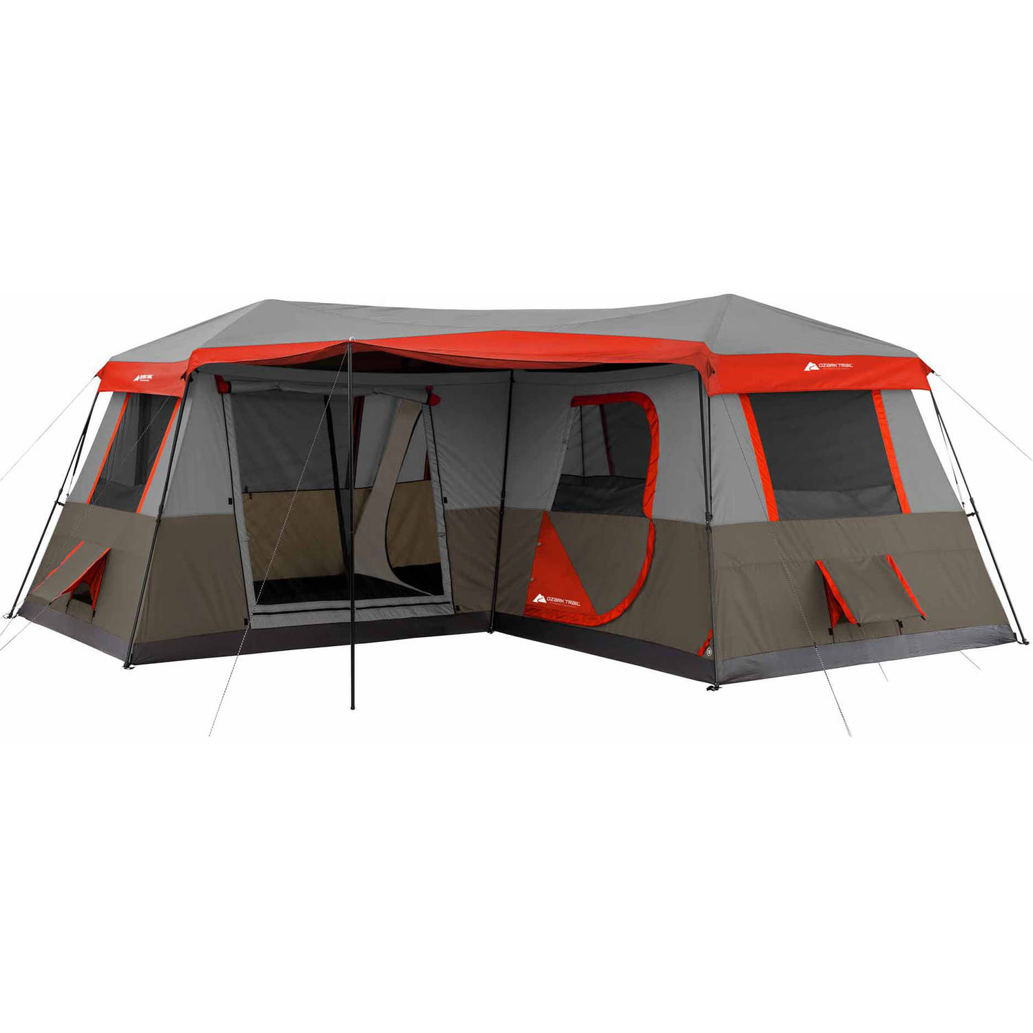 Ozark Trail 16 x 16 Instant Cabin Tent Sleeps 12 55.2 lbs Walmart