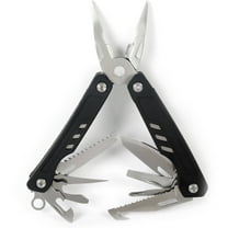 Ozark Trail 17-in-1 Multi tool, Stainless Steel, Black, Model 2119