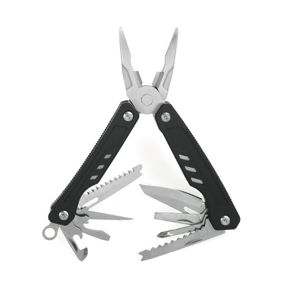 Ozark Trail 17-in-1 Multi tool, Stainless Steel, Black, Model 2119