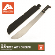 Ozark Trail Machete with Sheath, 18-inch Blade, Outdoor Cutting Tool