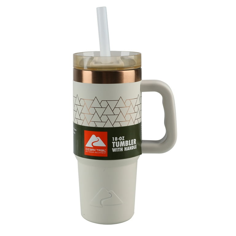 Ozark Trail Insulated 18 oz Stainless Steel Tumbler with Handle in