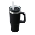 thumbnail image 1 of Ozark Trail 18 oz Stainless Steel Insulated Tumbler with Handle, Black, 1 of 11