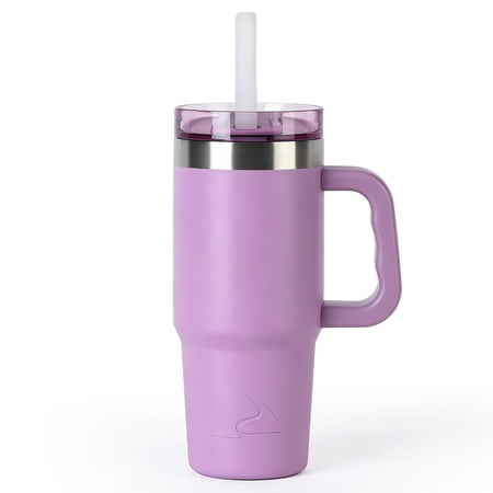 Ozark Trail 18 oz Stainless Steel Insulated Tumbler with Handle, Lilac