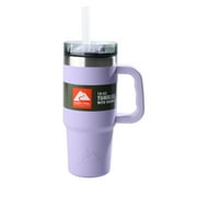 Ozark Trail 18 oz Insulated Stainless Steel Tumbler with Handle- Purple