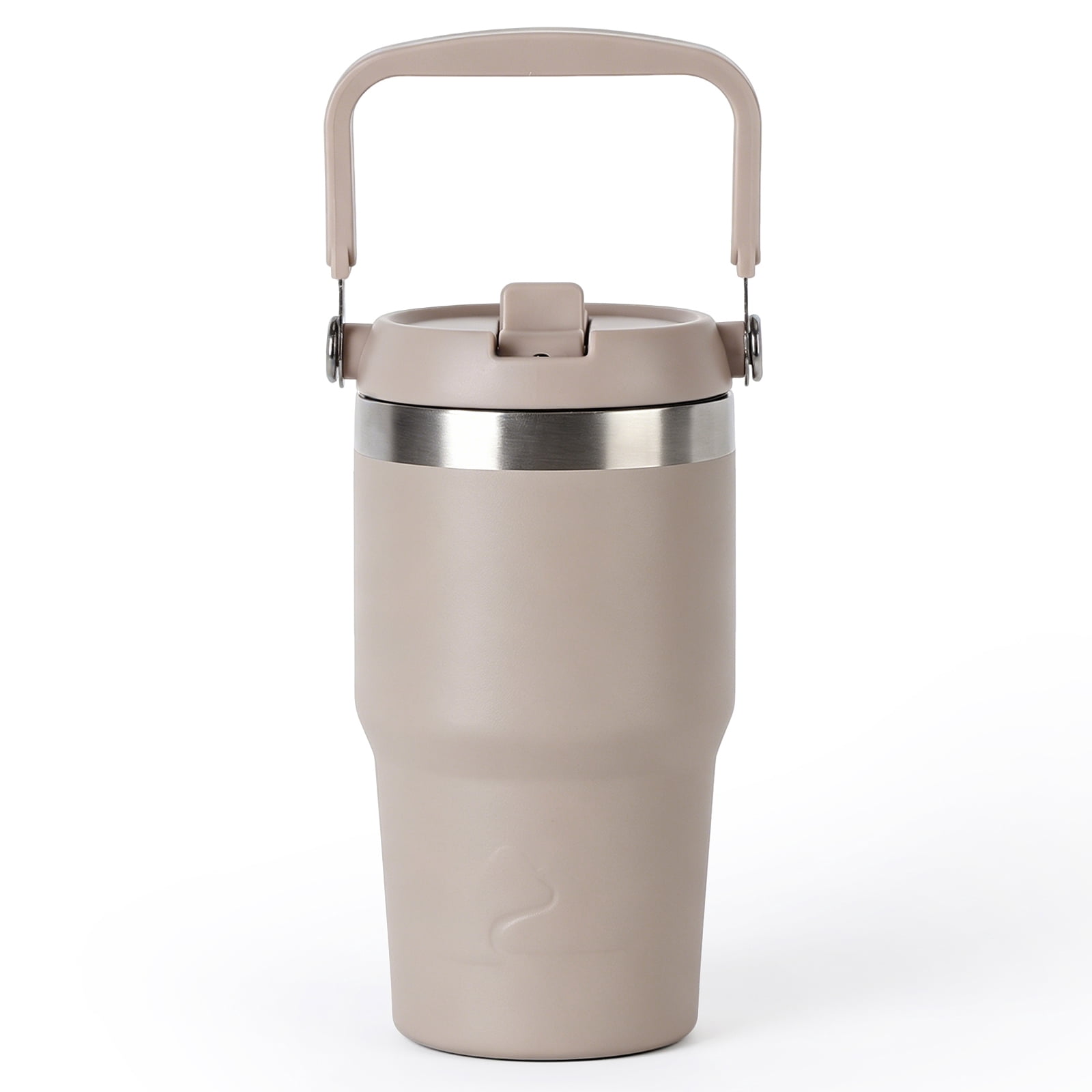 Ozark Trail 18 oz Stainless Steel Insulated Swivel Tumbler, Tan
