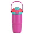 thumbnail image 1 of Ozark Trail 18oz Vacuum-Insulated Stainless Steel Dual Lid Insulated Tumbler, Double Wall Vacuum Insulated Travel Tumbler with Sip & Chug Lid, Pink, 1 of 18