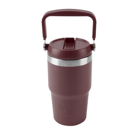Ozark Trail 18 oz Stainless Steel Insulated Swivel Tumbler, Maroon